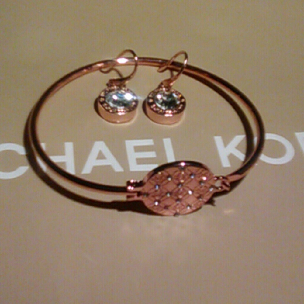 Michael Kors Rose Gold 3pc Set
